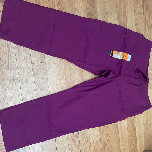 New scrub pants 3xl dark purple 2 way stretch - Picture 1 of 4